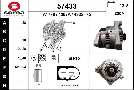 EAI 57433 - Alternateur cwaw.fr