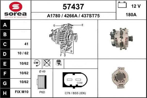 EAI 57437 - Alternateur cwaw.fr