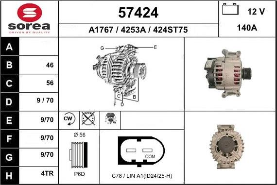 EAI 57424 - Alternateur cwaw.fr