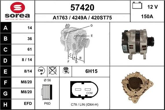 EAI 57420 - Alternateur cwaw.fr