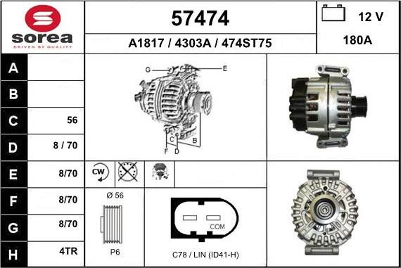 EAI 57474 - Alternateur cwaw.fr