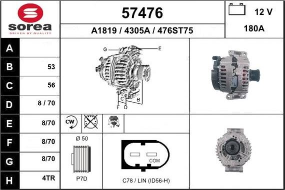 EAI 57476 - Alternateur cwaw.fr