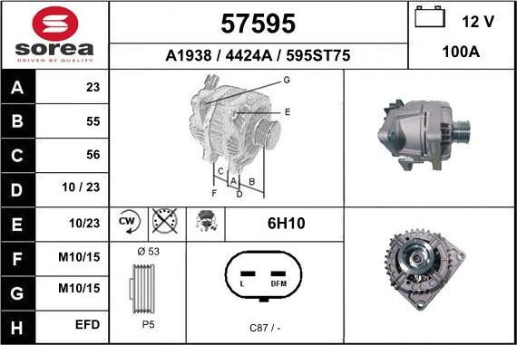 EAI 57595 - Alternateur cwaw.fr