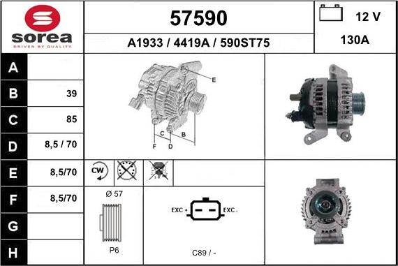 EAI 57590 - Alternateur cwaw.fr