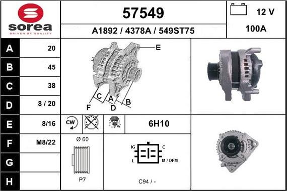 EAI 57549 - Alternateur cwaw.fr