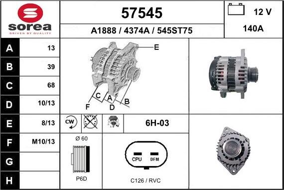 EAI 57545 - Alternateur cwaw.fr