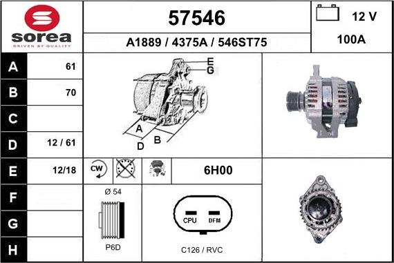 EAI 57546 - Alternateur cwaw.fr