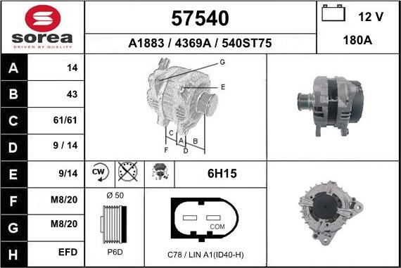 EAI 57540 - Alternateur cwaw.fr