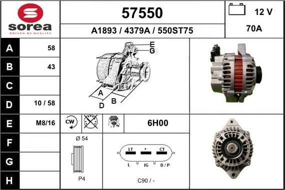 EAI 57550 - Alternateur cwaw.fr