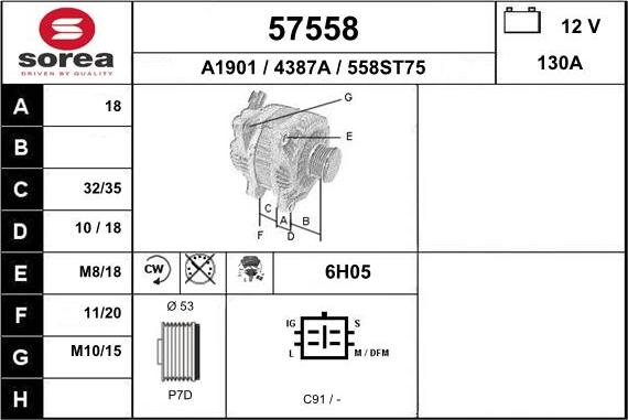 EAI 57558 - Alternateur cwaw.fr