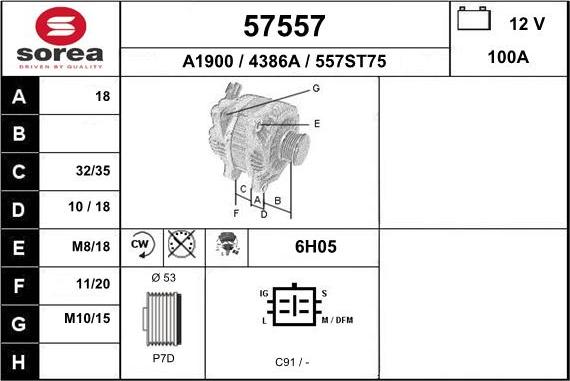 EAI 57557 - Alternateur cwaw.fr