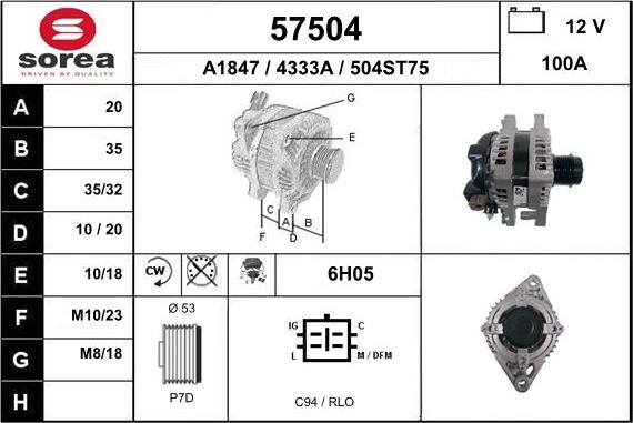 EAI 57504 - Alternateur cwaw.fr