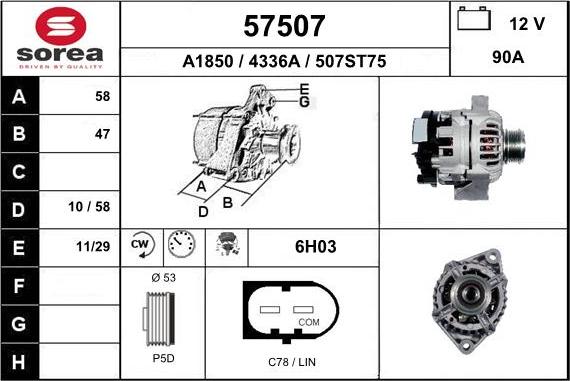 EAI 57507 - Alternateur cwaw.fr