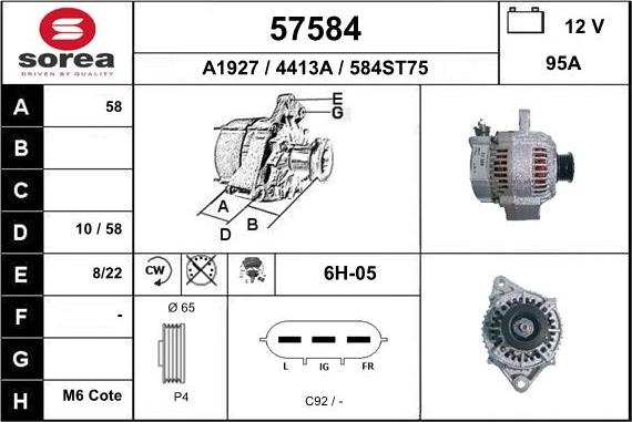 EAI 57584 - Alternateur cwaw.fr