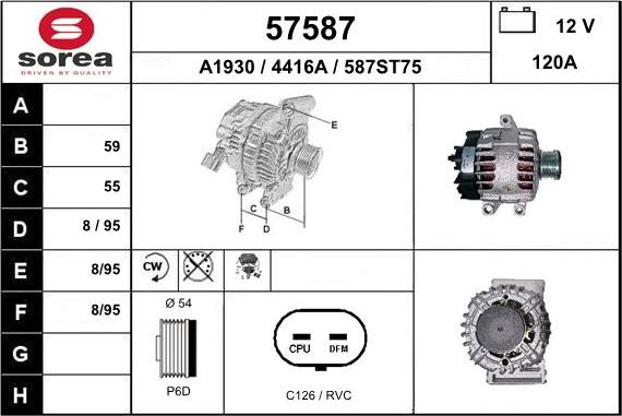 EAI 57587 - Alternateur cwaw.fr