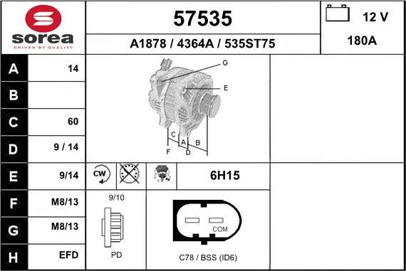 EAI 57535 - Alternateur cwaw.fr