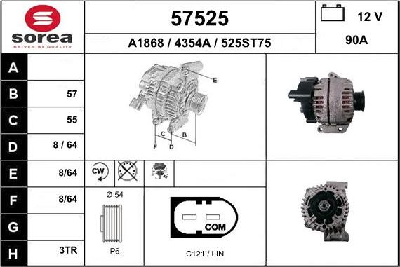 EAI 57525 - Alternateur cwaw.fr