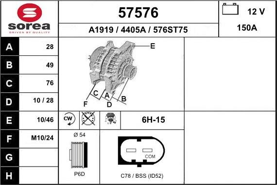 EAI 57576 - Alternateur cwaw.fr