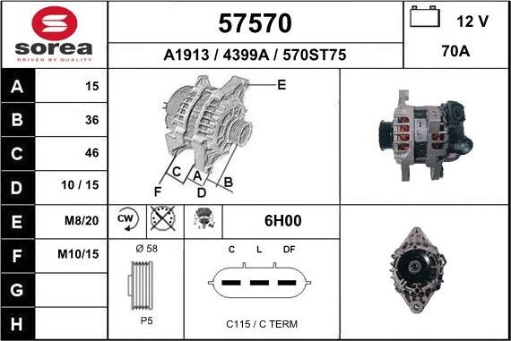 EAI 57570 - Alternateur cwaw.fr