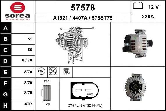 EAI 57578 - Alternateur cwaw.fr