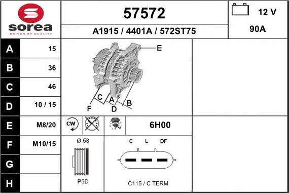 EAI 57572 - Alternateur cwaw.fr