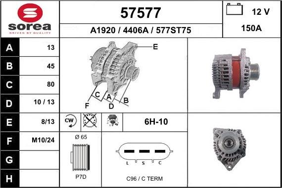 EAI 57577 - Alternateur cwaw.fr