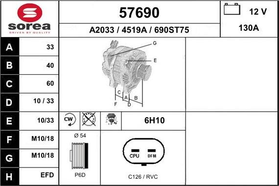 EAI 57690 - Alternateur cwaw.fr