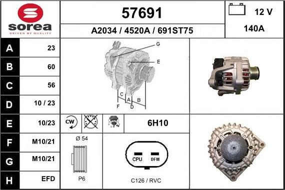 EAI 57691 - Alternateur cwaw.fr