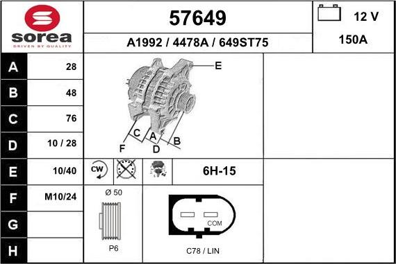 EAI 57649 - Alternateur cwaw.fr