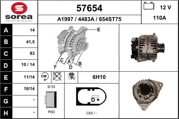 EAI 57654 - Alternateur cwaw.fr