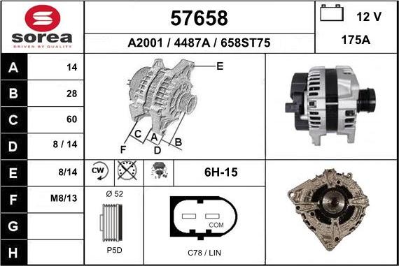 EAI 57658 - Alternateur cwaw.fr