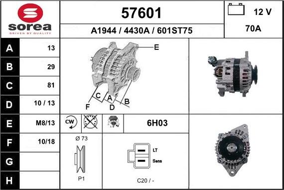 EAI 57601 - Alternateur cwaw.fr