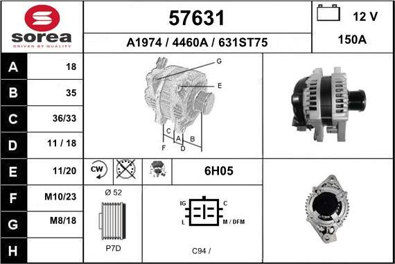 EAI 57631 - Alternateur cwaw.fr