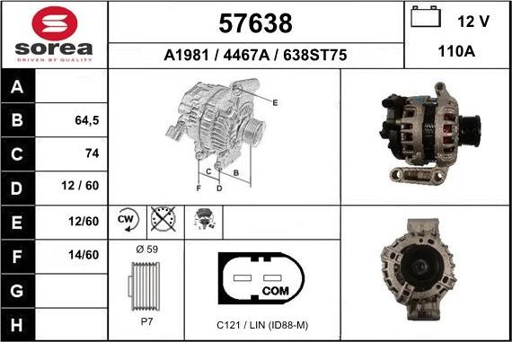 EAI 57638 - Alternateur cwaw.fr