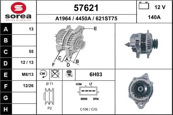 EAI 57621 - Alternateur cwaw.fr