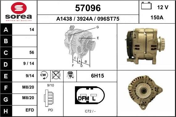 EAI 57096 - Alternateur cwaw.fr