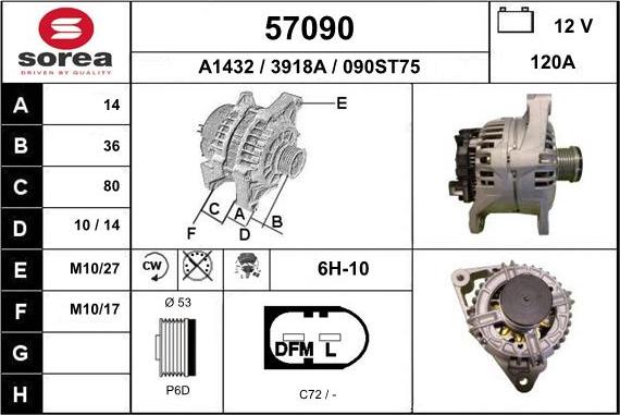 EAI 57090 - Alternateur cwaw.fr