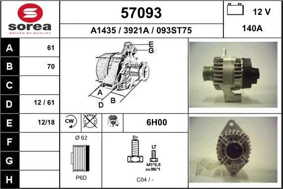 EAI 57093 - Alternateur cwaw.fr