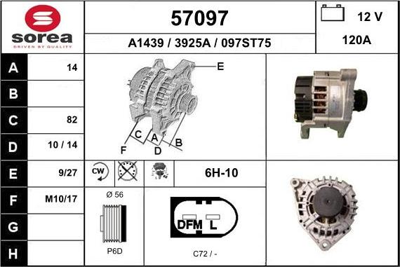 EAI 57097 - Alternateur cwaw.fr