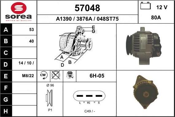 EAI 57048 - Alternateur cwaw.fr