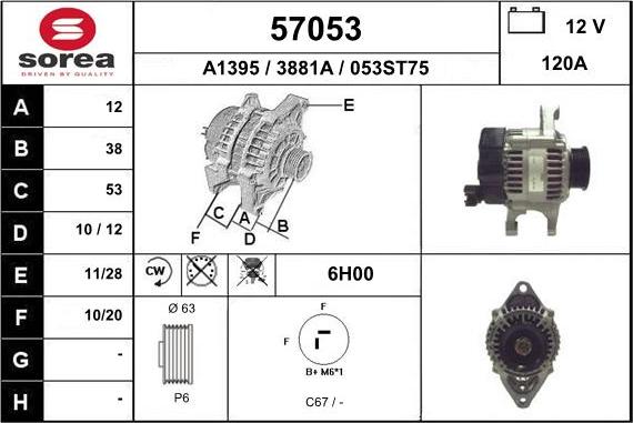 EAI 57053 - Alternateur cwaw.fr