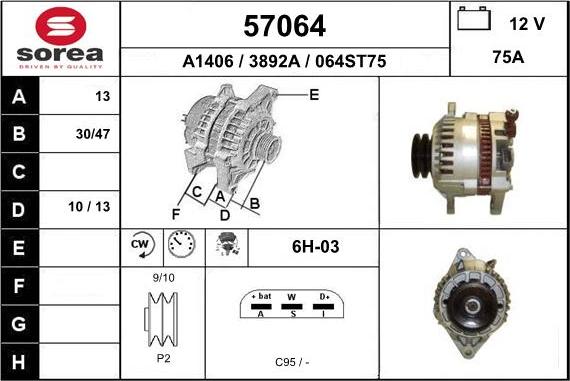 EAI 57064 - Alternateur cwaw.fr