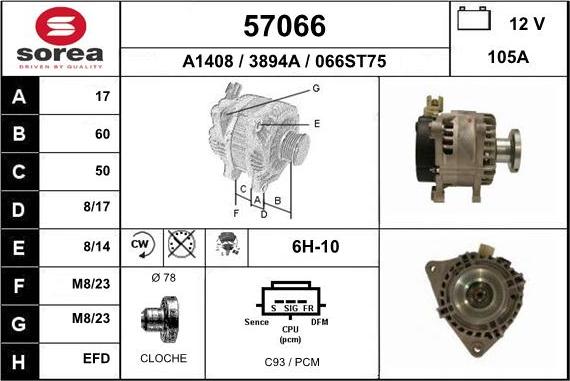 EAI 57066 - Alternateur cwaw.fr