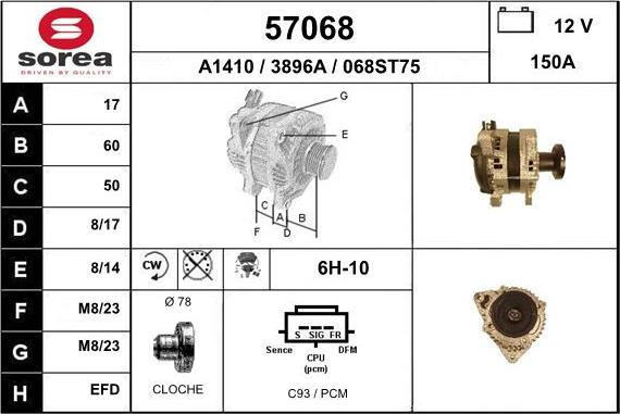 EAI 57068 - Alternateur cwaw.fr