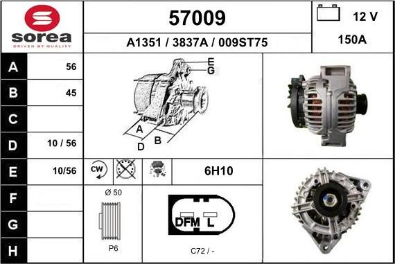 EAI 57009 - Alternateur cwaw.fr