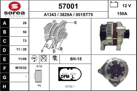 EAI 57001 - Alternateur cwaw.fr