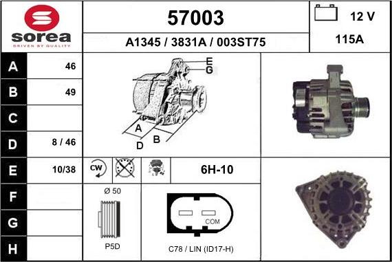 EAI 57003 - Alternateur cwaw.fr