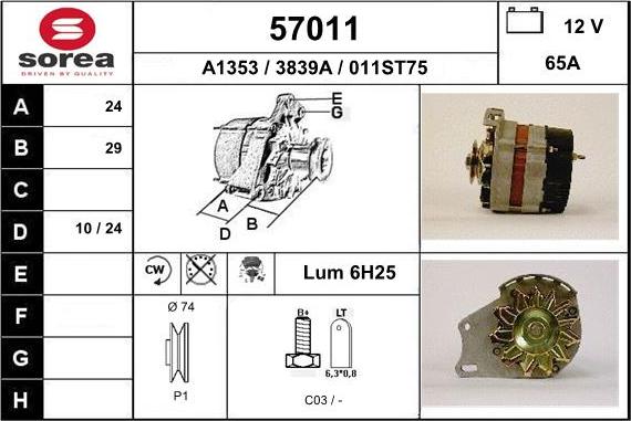 EAI 57011 - Alternateur cwaw.fr