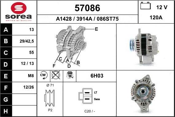 EAI 57086 - Alternateur cwaw.fr