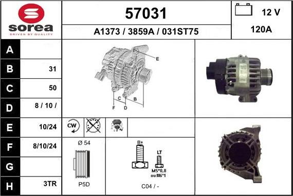 EAI 57031 - Alternateur cwaw.fr